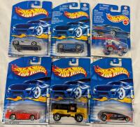 6 Vintage Sealed Hot Wheels Diecast Cars.