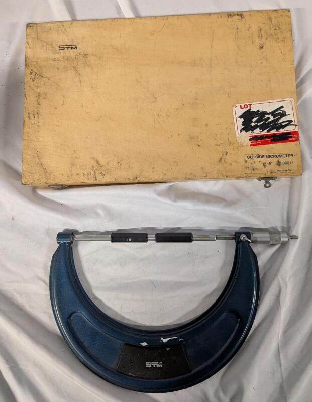 STM Outside Micrometer with Case. 14" Long.