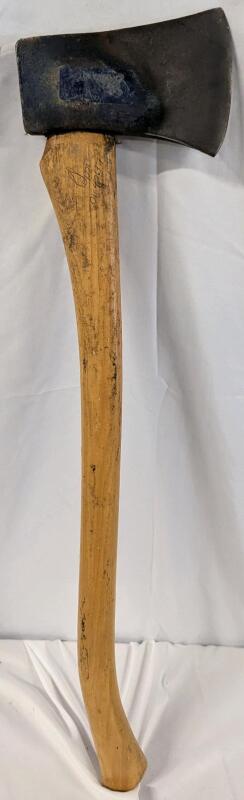 Benchmark Woodcutting Axe. Hickory Handle. 27" Long
