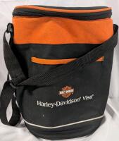 Harley Davidson Visa Insulated Cooler Bag. 11" Tall.
