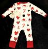 New Size 3-6 Months Baby PARIS HILTON x Monica + Andy Baby Organic Cotton Christmas One Piece Pajama Coverall - 3