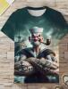 Size XXL Men's Navy Sailor<br/>Graphic T-Shirt - "I'm a Sailor, Not a Captain" Design S/S Round Neck, Casual Summer <br/>Tattoo Print, Breathable Fabric Stock photos added - 4