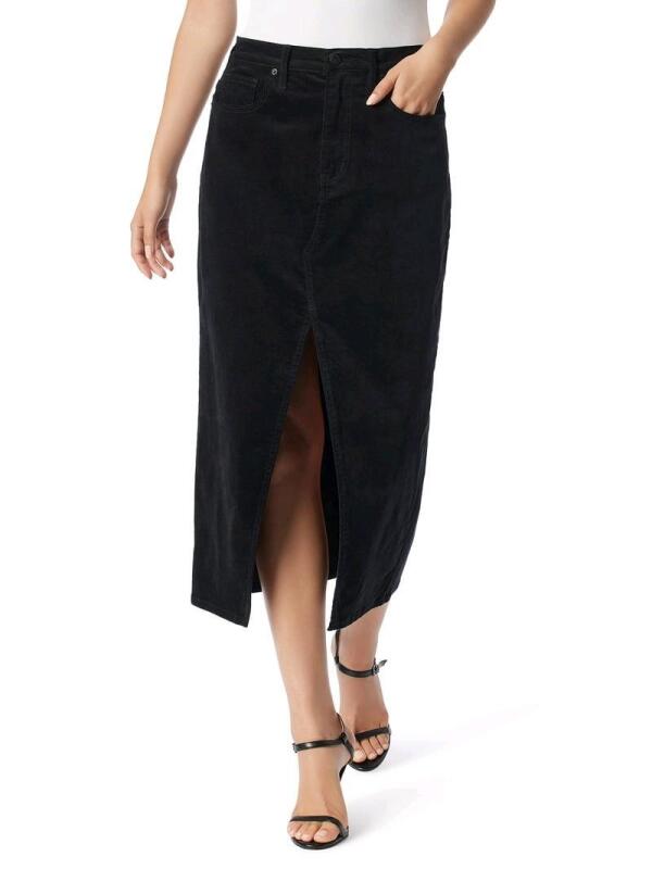 New sz 10 Women's Jessica Simpson 5 Pocket Velvetine Open Front Skirt