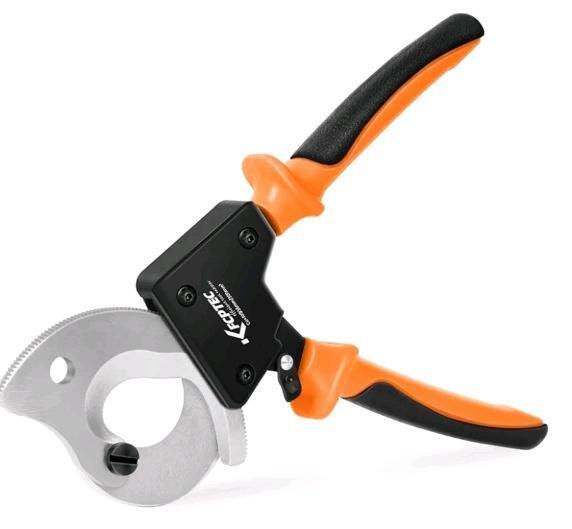 New - KF CPTEC Heavy Duty Ratchet Wire Cutters &ndash; 300mm&sup2; Max Capacity for Electrical Aluminum, Copper & Multi-Core Cables .