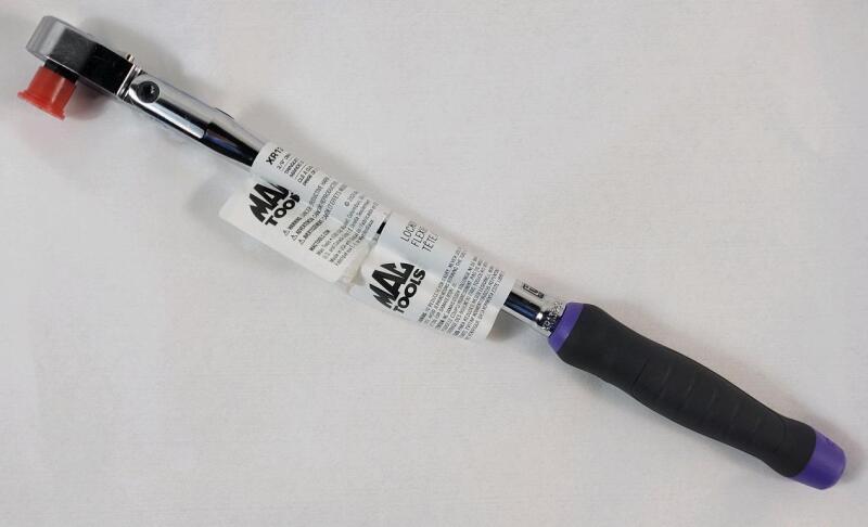 New - MAC Tools ⅜" Drive 13" Locking Flex Ratchet w/Purple Comfort Handle . Model # XR1390LFPAP . Retail $180