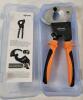 New - KF CPTEC Heavy Duty Ratchet Wire Cutters &ndash; 300mm&sup2; Max Capacity for Electrical Aluminum, Copper & Multi-core Cables . Case has crack on side . - 3