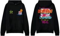 New Size Large Men's ROLLING LOUD Racing Disco Black PO Hoodie | Retails Over $160!