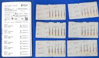 [Dentistry] 36 New DENTSPLY SIRONA ProTaper Gold Rotary Files : SIZE S1, #PTGRS125, 25MM LENGTH | EXP 2029 | 6 Packs of 6 Files Each