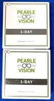 180 New PEARLE VISION 1-Day UV Blocking Contact Lenses | BC 8.6, DIA 14.1, PWR -4.25 | BC 8.6, DIA 14.1, PWR -4.50 | EXP 2029-2030 | 2 Packs, 90 Lenses Each | Over $50 Retail Value