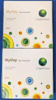 180 New MY DAY CooperVision Asphere Silicone Hydrogel 1-Day Contact Lenses || SPH -6.50, BC 8.4, DIA 14.2 | SPH -7.00, BC 8.5, DIA 14.2 || EXP 2031 | 2 Sealed Packs, 90 Lenses Each | Over $160 Retail Value!!