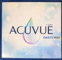 90 New 1-Day ACUVUE Oasys Max UV Blocking Contact Lenses || D -7.50, DIA 14.3, BC 8.5. || Retails Over $100 | EXP 2029
