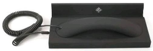 New NATIVE UNION Curve Twin Handset for Cell Phones / Tablets / Computers with Tablet Slot Base MM02T-BLK-ST - Black Soft Touch / Two Line Handset System | Retails Over $50