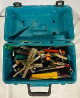 25+ Tools and Tool Accessories, Includes Flashlight, Pliers, Screwdrivers, and More, Including Toolbox
