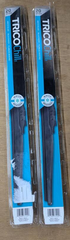 2 New TRICO Chill Winter Wiper Blades 20 inch.