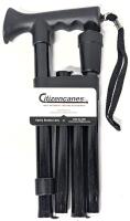 New CITIZENCANES Black Glitter Folding Cane, Up to 33" Tall | Retails Over $50!