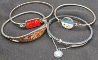 4 Beautiful Bracelets - 1x Stamped Mexico Taxco, 1x Stamped Mexico