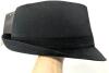 New Adult Size WEISSMAN Studio Exclusive Dancewear Fedora Hat - Model HAT17, 22" Circumference - 3