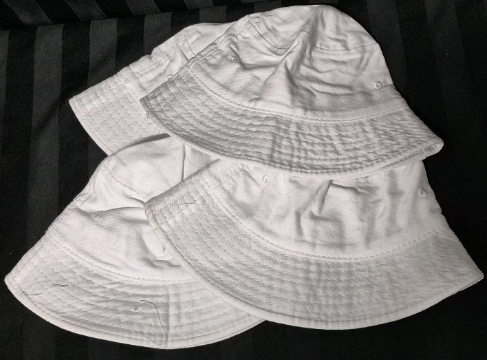 4 New sz 48 (3/4yr) Kid's Bucket Hat with Strap