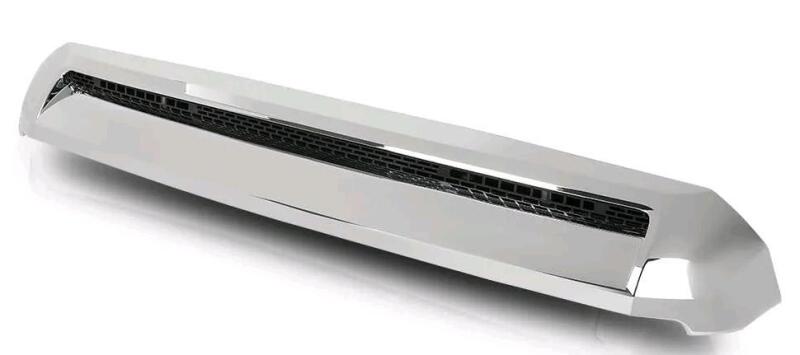 New - 2014-2021 Toyota Tundra G-PLUS Hood Bulge Molding Front Upper Grille Hood Scoop , Chrome . Retail $340 . Stock photos used