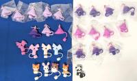28 New Silicone Straw-Caps : Princesses, Bows & Adorable Critters - Fits Most Standard-Size Straws (Reusable & Disposable)