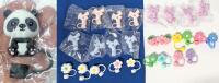 28 New Silicone Straw-Caps : Chunky Daisies & Flowers, Strawberries & Bows + Panda - Fits Most Standard-Size Straws (Reusable & Disposable)