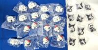 28 New Silicone Straw-Caps : Sanrio Characters (Hello Kitty, Kutomi, Cinnamoroll) & Random Panda - Fits Most Standard-Size Straws (Reusable & Disposable)
