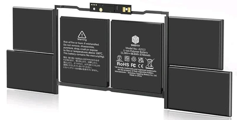As New A2113 Battery for MacBook Pro 16 Inch A2141 Retina Series