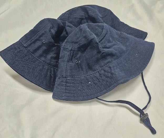 3 New sz 48 (3/4yr) Kid's Bucket Hat with Strap