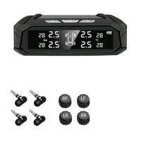 New TMPS Safety Tire Pressure Alarm System Solar Power Digital Display Smart Tire Pressure Monitoring System (Color : External Sensor, Size : K10) | Retails Over $140!