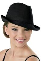 New Adult Size WEISSMAN Studio Exclusive Dancewear Fedora Hat - Model HAT17, 22" Circumference