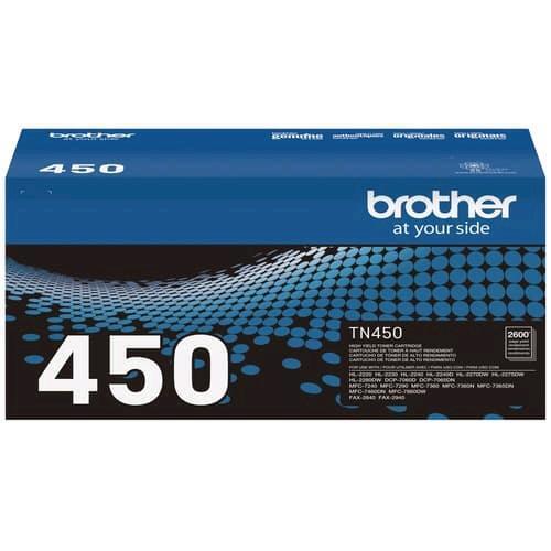 New Sealed BROTHER TN450 High Yield Black Toner Cartridge, 2600 Page at Yield! | Retails Over $100