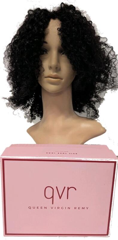 New QUEEN RAYA BEAUTY 100% Human Hair 14" Long Lace V-Part Wig D14 / Color Y1B | Retails Over $150!