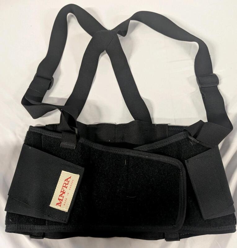 Mafra Size Medium Back Brace with Shoulder Straps.