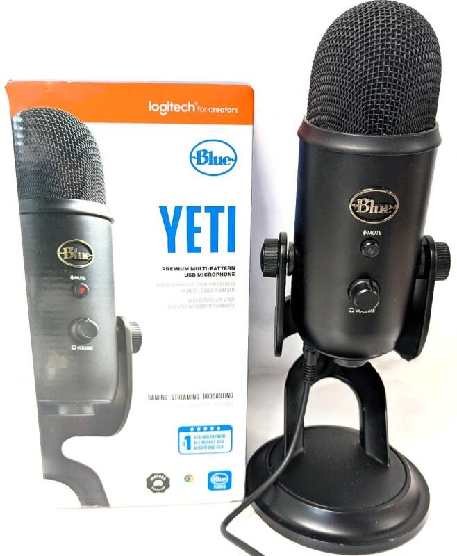 LOGITECH Yeti Premium Multi-Pattern USB Microphone [See Desc]