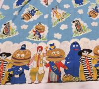 Vintage McDonald's McDonaldland Fabric 210" long and 6ft wide