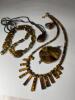 Tigers Eye Bronzite Jasper Necklaces Pendant Ring