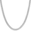 New Miami Cuban Link Chain Necklace with Box Clasp #66 NB143W, 12mm &times; 24" Long