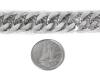 New Miami Cuban Link Chain Necklace with Box Clasp #66 NB143W, 12mm &times; 24" Long - 3