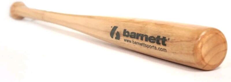 New Barnett Wooden 32" Long Beginner Baseball Bat for Soft Ball