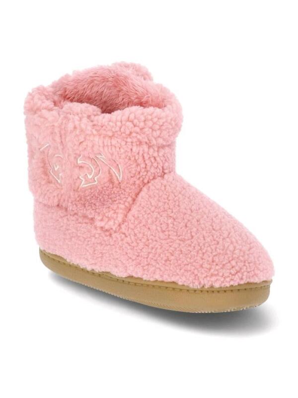 New sz 5 MIA Big Girls Western Cowgirl Boot Fleece Slippers