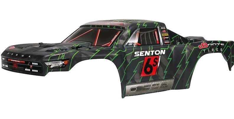 New Arrma AR406144 Senton 6S BLX Painted Body Black/Green Retails for $139