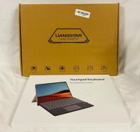 2 Laptop/Tablet Accessories: Langstar Laptop Cooling Pad Plus As-New Touchpad Keyboard for Surface Pro 8/Pro X