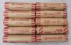 10 Rolls Canadian One Cent Pennies .