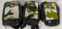 3 New D&ograve;ng D&ograve;ng S&agrave;i G&ograve;n Camo Cross Body Bag. 4" by 6" by 2" Not Including Strap.