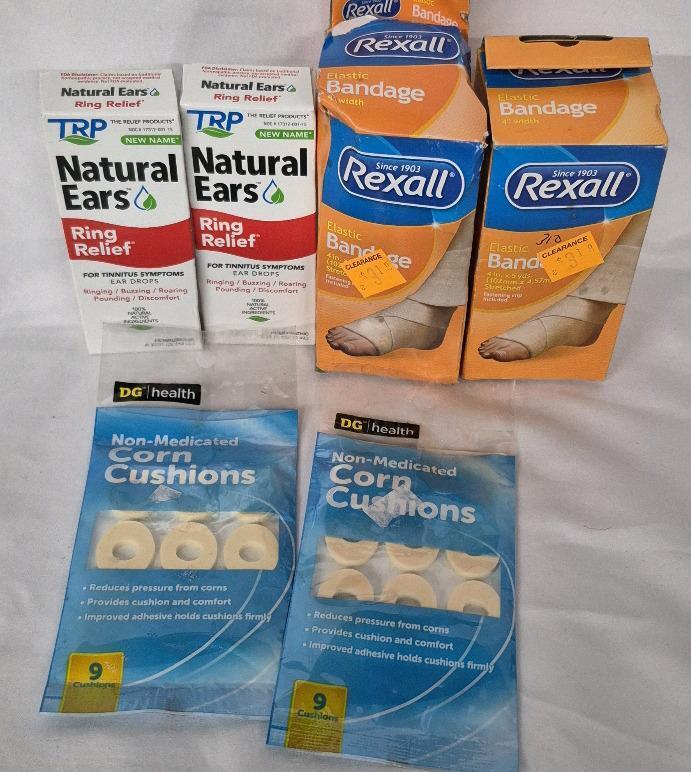 6 New Health Care Products-TRP Natural Ears Ring Relief 10ml exp 06/2026