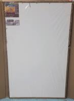 New - Masterpiece Vincent Pro 7/8" Deep Linen 14.0oz-PAU Portrait-Acrylic Primed Stretched Artist Canvas . Measures 28"&times;45" . Retail $150