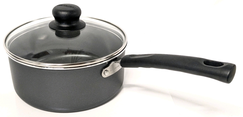 New TRAMONTINA Brazil Non-Stick 1,9L 7.5" Pot with Tempered Glass Lid
