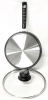 New TRAMONTINA Brazil Non-Stick 1,9L 7.5" Pot with Tempered Glass Lid - 3