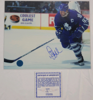 Doug Gilmour Signed 8"&times;10" Photo w/COA from A.J. Sports World .