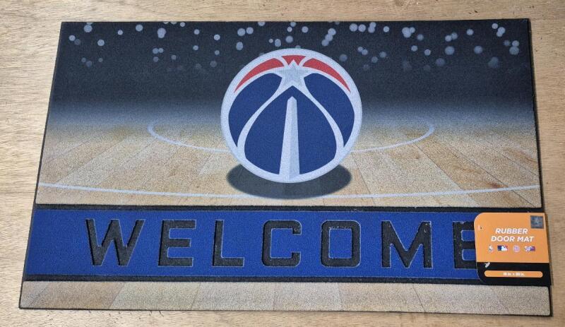 New NBA Rubber Door Mat 18 by 30"